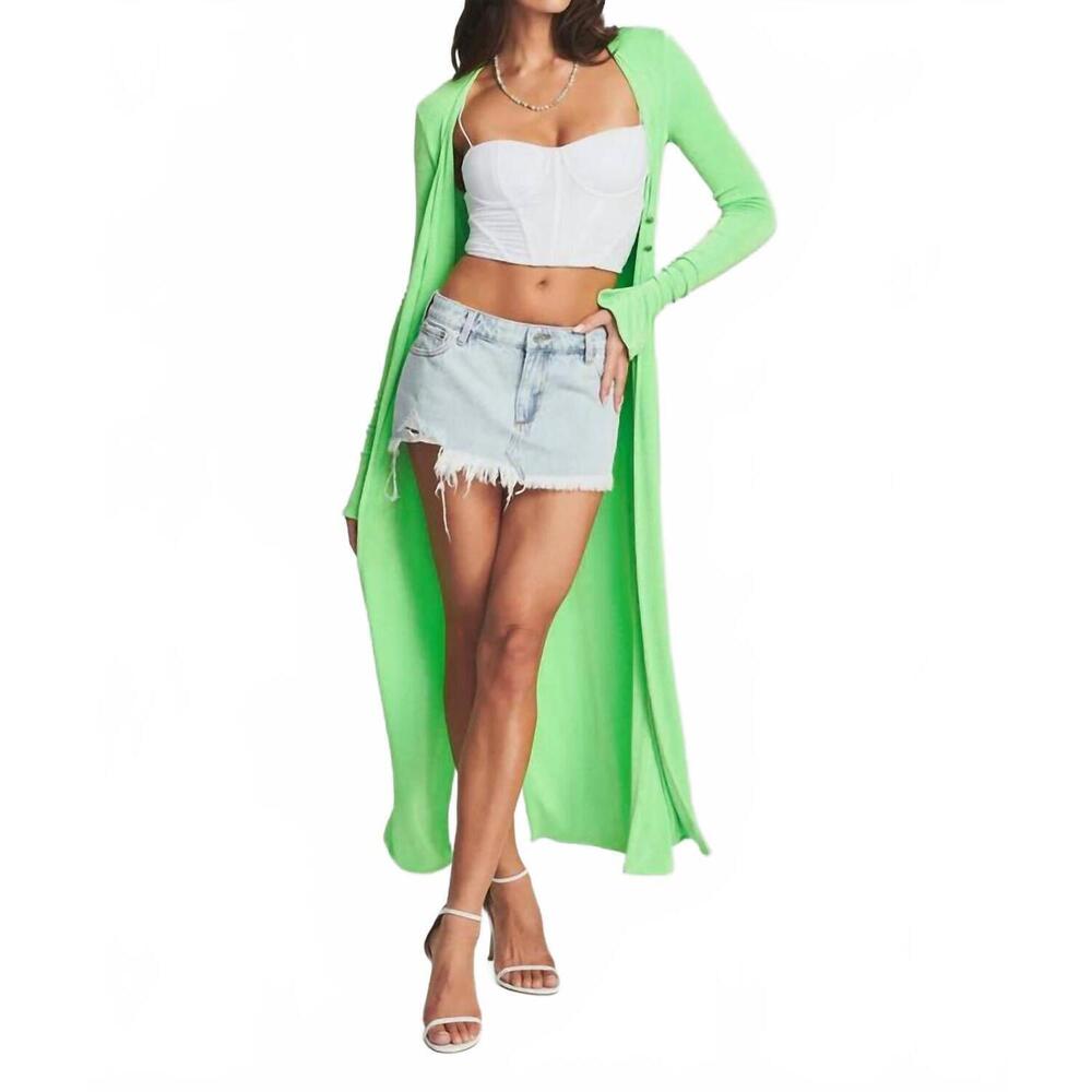NEW SER.O.YA murray cardigan in lime